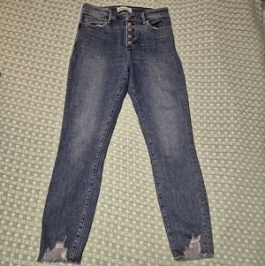 Abercrombie & Fitch Distressed Blue Skinny Jeans
